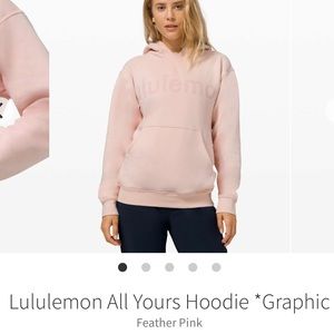 Lululemon all yours hoodie graphic